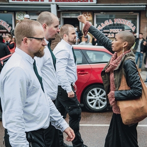 Clashes at protest as Sweden's far right march to celebrate Trump's election