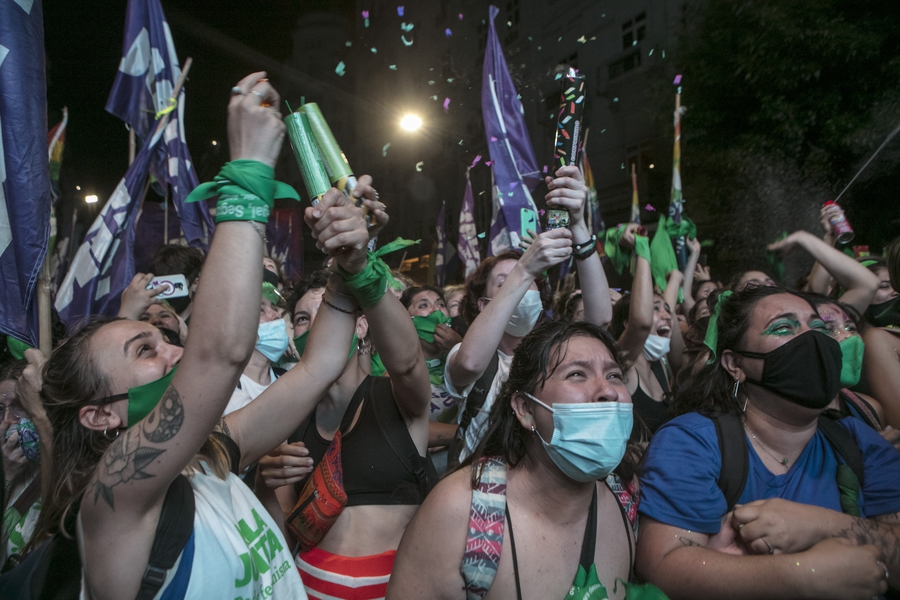Argentina’s feminist movements celebrate approval of legal abortion law