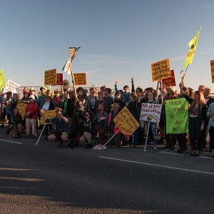 Environmental protests continue as fracking companies seek court injunction