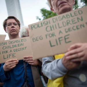State restricts protest on disability benefits
