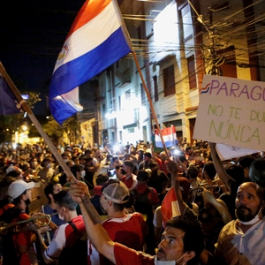 Outrage at government response to the pandemic sparks protests in Paraguay