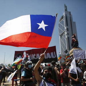 Protesters return to the streets ahead of constitutional referendum in Chile