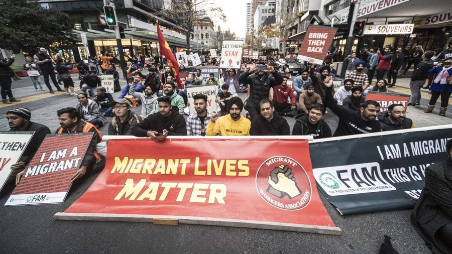 Protests against immigration policies and new environmental regulations in New Zealand
