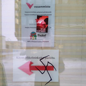 Political parties' offices defaced during Holocaust Remembrance