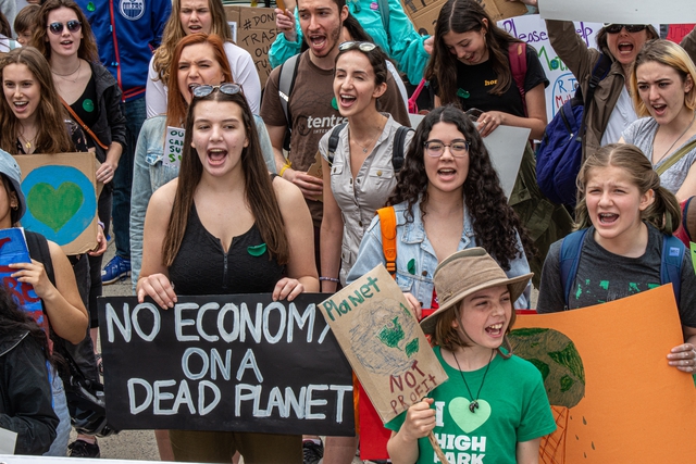 Grève pour le climat à Toronto le 24 mai 2019. Photo: Michael Swan @ Flicker.