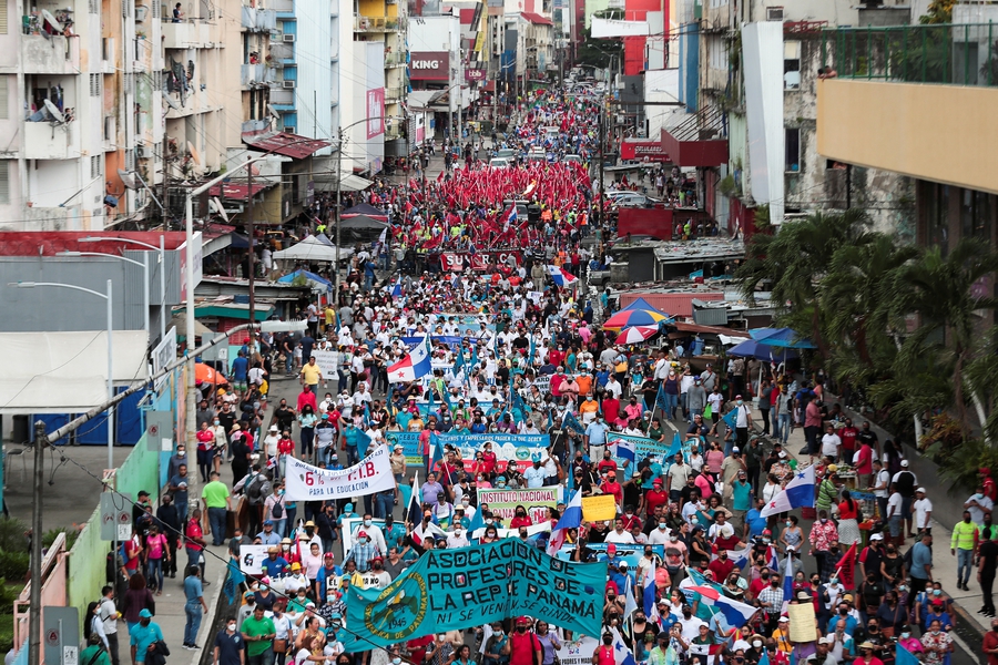 Rising cost of living sparks a month of protests in Panamá