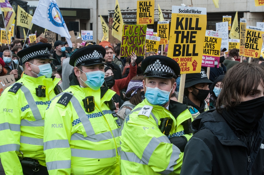  #KilltheBill protests continue amid police violence; Extinction Rebellion co-founder arrested 