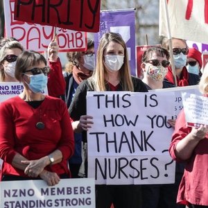 Nurses, climate activists and other solidarity groups hold protests amid the pandemic
