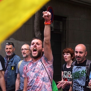 Police arrested nine people linked to pro-Catalan independence groups