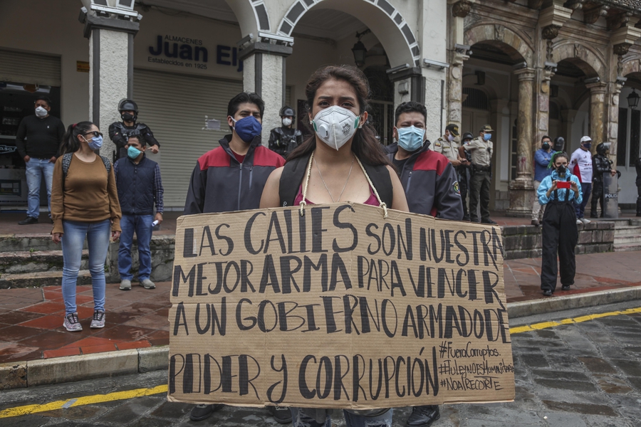 Austerity measures during COVID-19 lead to protests in Ecuador