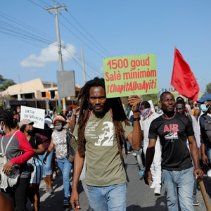 Protests over labour rights, insecurity and political crisis in Haiti