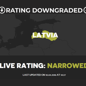 Latvia's rating downgraded to Narrowed