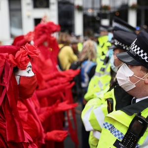 Heavy-handed policing as hundreds arrested at Extinction Rebellion protests