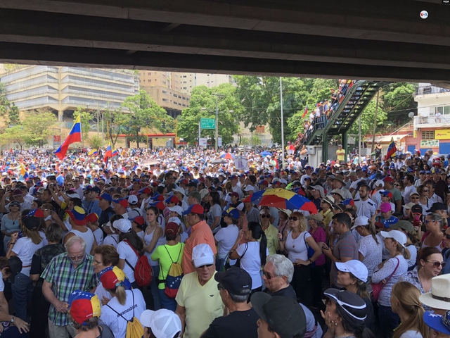 Protests in Venezuela on May 1st, "Operación libertad"