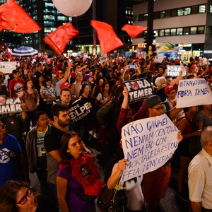 Anti-Temer protesters in Brazil injured in clashes and detained by police