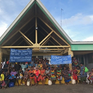 Landowners hold sit-in protest for compensation while 2016 protesters file lawsuit