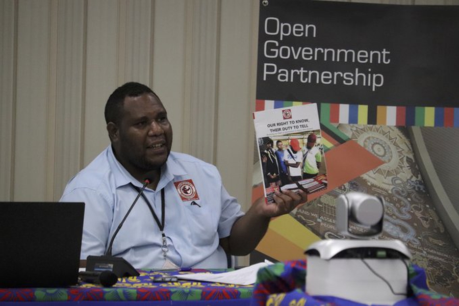 Consultation on freedom of information policy in PNG, protests against mandatory vaccinations 