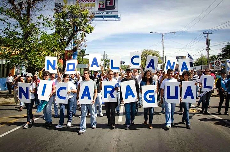 Protests against building of the Great Canal continue in Nicaragua