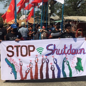 Myanmar activists protesting internet ban criminalised while attacks against Rohingya continue