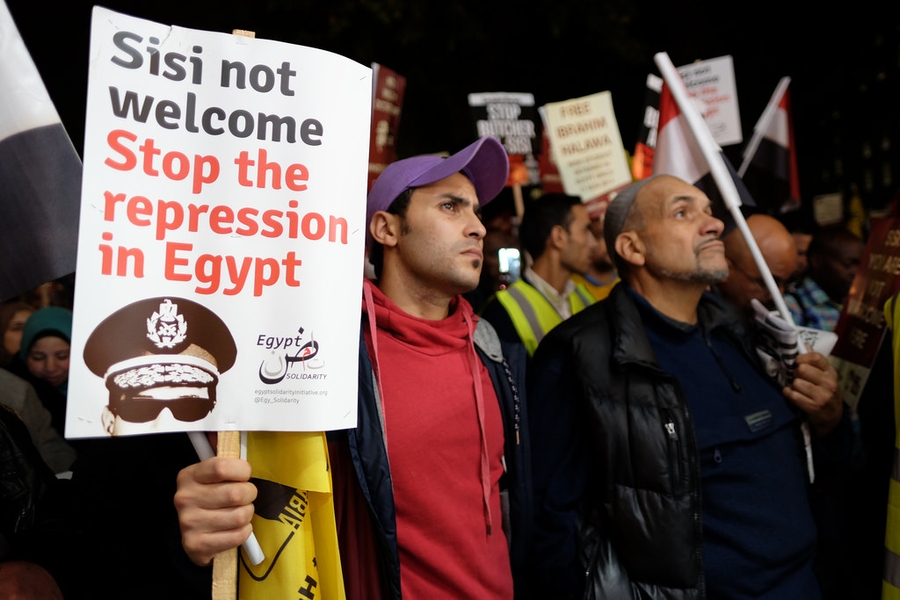 Egypt continues its systematic repression of human rights activists, journalists and protestors