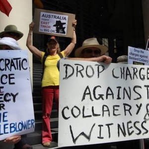 Secret whistle-blower hearings, overreach of security laws and arrest of protesters in Australia